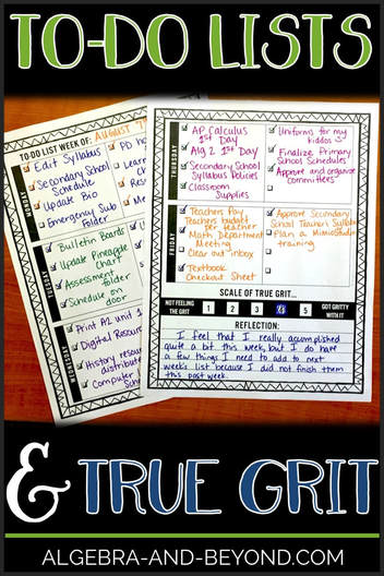 To Do Lists and True Grit - Free Template
