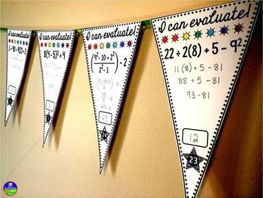 Decorate your class with math pennants and 8 other math bulletin board ideas!