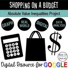 PictureREAL WORLD PROJECT on Absolute Value Inequalities for Algebra students! Integrates technology, shopping, math, and fun! 
