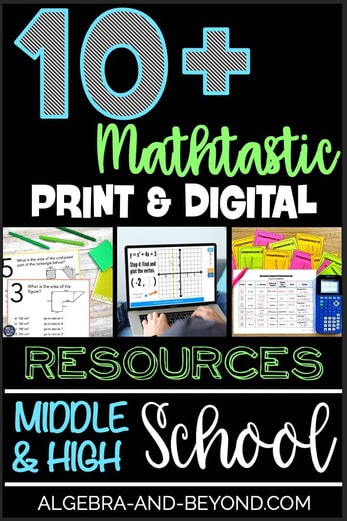 Discover a variety of math resources that can be used both in-person and virtual! Grades 6-12