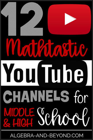 Discover the BEST YouTube Channels for Middle and High School Math!!!