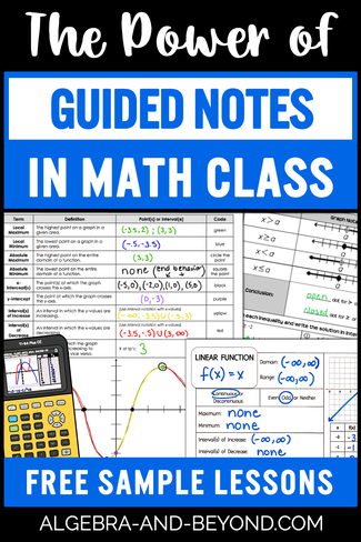 The Power of Guided Notes in Math Class