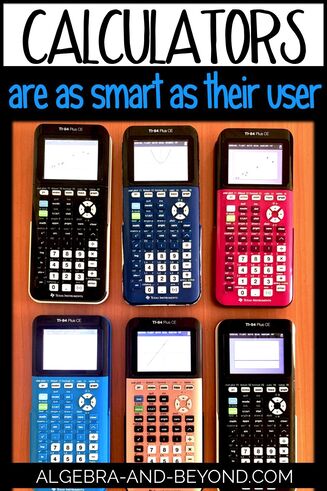 Teach students how to use a graphing calculator with step-by-step reference sheets