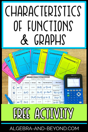 FREE linear equations and graphs review activity. Students make connections between different forms of linear equations, intercepts, points on a line, slope, and the graphs.